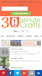 Mobile Screenshot of 30minutecrafts.com